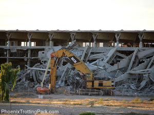 Tearing down Phoenix Trotting Park