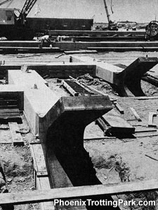 Y cradles in casting